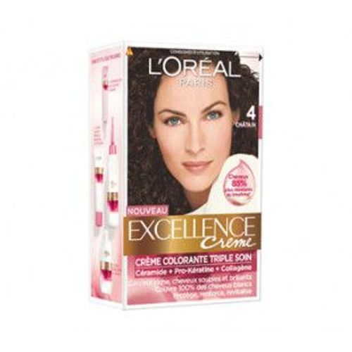 Coloration L Oreal Excellence N°4 Chatain 
