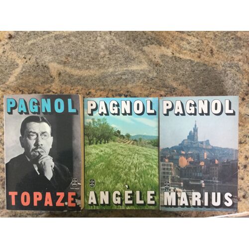 3 Livres De Poche Marcel Pagnol