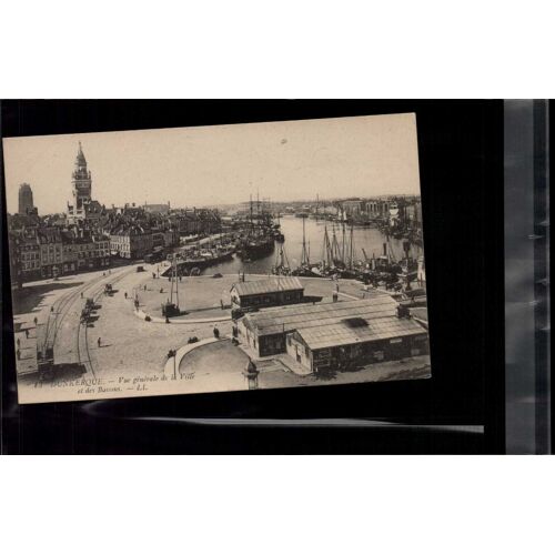 Carte Postale Dunkerque - Vue Générale De La Ville Et Des Bassins En L'état Sur Les Photos