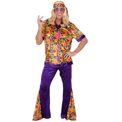 Déguisement Hippie Effet Velours Homme Large