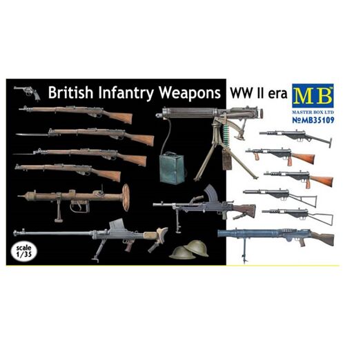 Accessoires Militaires 2ème Guerre Mondiale : Set Armement Britannique-Master Box