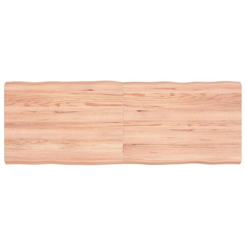Vidaxl Dessus De Table Bois Massif Traité Bordure Assortie