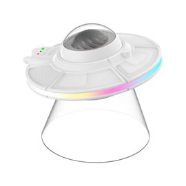 Xanlite - Vaisseau Spatial Led Spacelite, 8 Modes, Enceinte Bluetooth Intégrée, Synchronisation Sonore - Spacelite