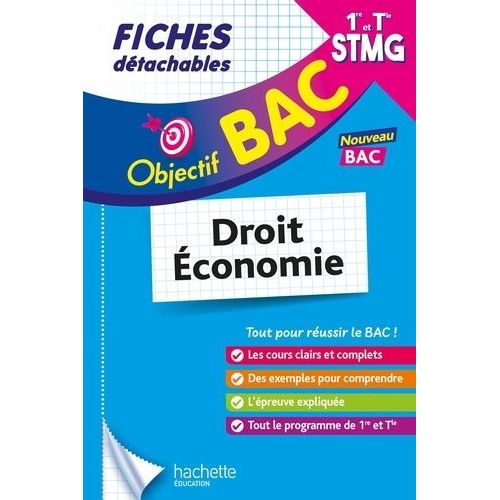 Droit Et Économie 1re Et Tle Stmg