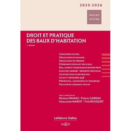 Droit Et Pratique Des Baux D'habitation - Edition 2025-2026