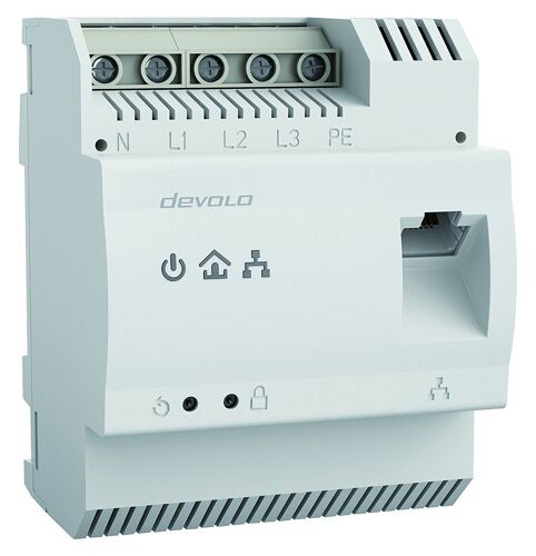 devolo dLAN pro 1200 DINrail - Adaptateur CPL - GigE, HomePlug AV (HPAV) - Montage sur rail DIN