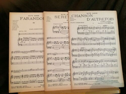 Gabriel Pierné Suite Variée Arrangement Petit Orchestre Mouton Leduc