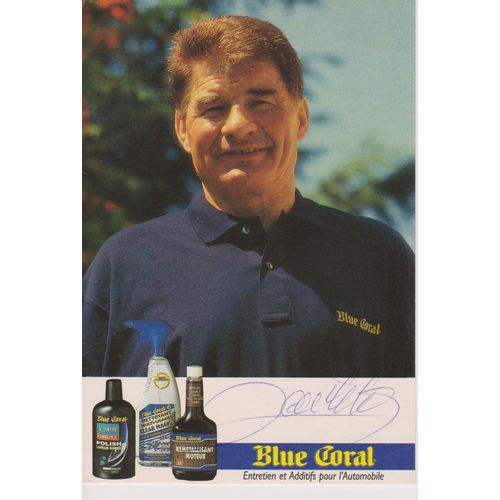 Carte Postale Blue Coral Dédicacée Par Raymond Poulidor