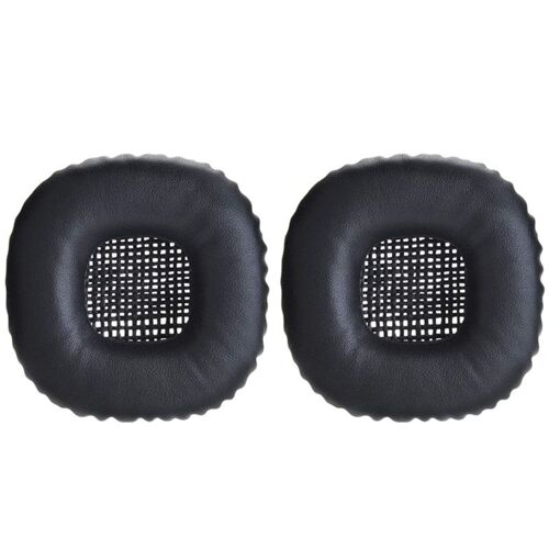 1 Paire Remplacement Coussinets d'oreille pour Marshall Major 1 & Major 2 avec Cuir Protéine et Mousse à Mémoire - Noir