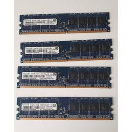 Lot de 4 barettes Ram 512 MB