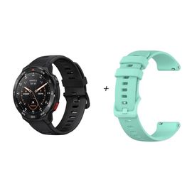 Mibro Gs Pro Smartwatch Gps Positionnement Altitude Baromètre Mesure 1,43 Pouces Amoled Hd Écran 5atm Étanche Aod Bluetooth Appel 460 Mah Batterie Sportive Montre - Type Add Mint Green Strap