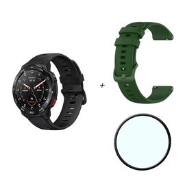 Mibro Gs Pro Smartwatch Gps Positionnement Altitude Baromètre Mesure 1,43 Pouces Amoled Hd Écran 5atm Étanche Aod Bluetooth Appel 460 Mah Batterie Sportive Montre - Type Dark Green Protector
