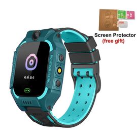 Montre Connectée 2g Pour Enfants,Téléphone Intelligent,Sos,Pk,Q29,Q90,Q19,Q15,Q12,Caméra De Position Lbs,Cadeaux Pour Garçons Et Filles - Type Q19 Green-1pc-Multi-Languages