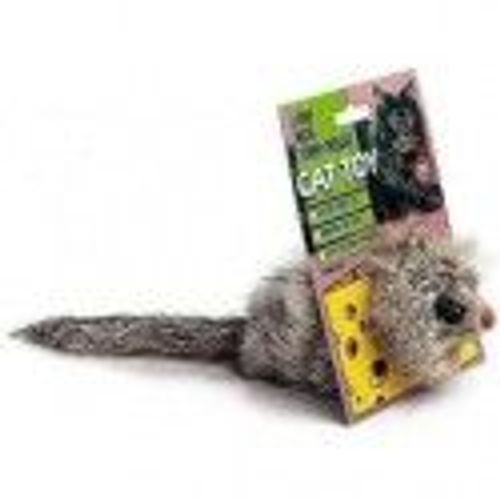 Cpf - Jouet Chat Souris Peluche Geante
