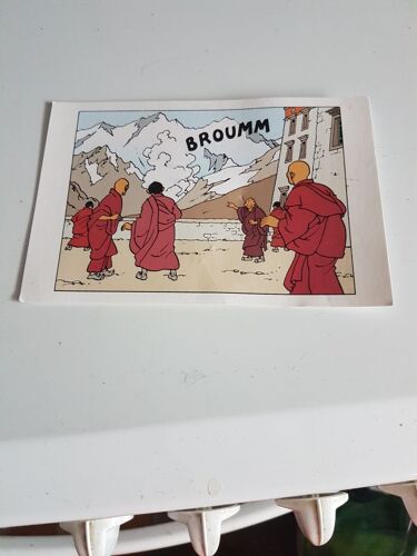 Carte Postale Tintin Au Tibet