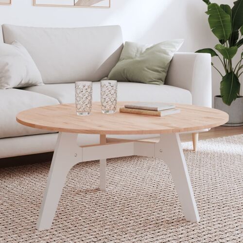 Vidaxl Dessus De Table Ø90x1,5 Cm Rond Bois Massif De Hêtre