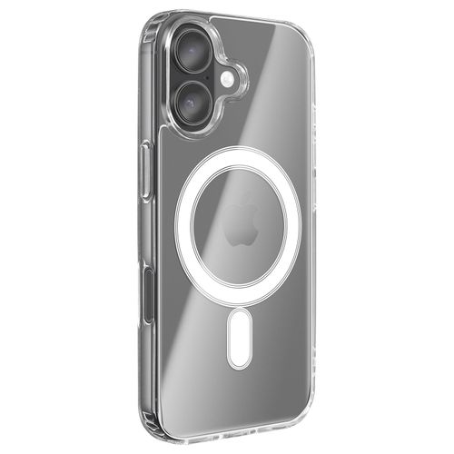 Coque pour iPhone 17 Rigide Compatible Accessoires MagSafe Transparent