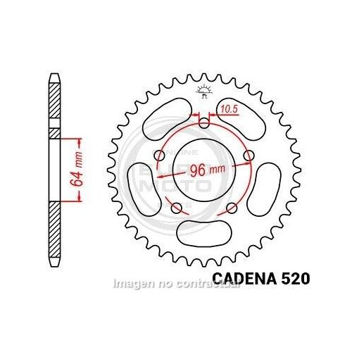 Couronne Supersprox Acier 520 X 37