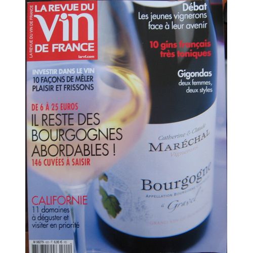 La Rvf : Revue Du Vin De France N° 620