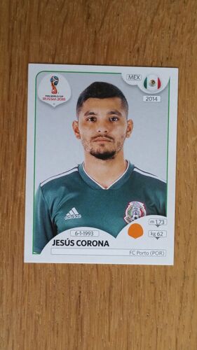 Image Panini 2018 Fifa World Cup Russie N°466 Jeusu Corona -Mexique-