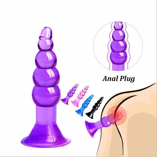 Godemiché Anal Doux, Masseur De Prostate Pour Adultes, Perles, Point G, Jouets Érotiques Pour Hommes Et Femmes, Sans Vibrateur