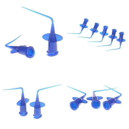 Seringue D'irrigation Dentaire Jetable Bleue, 50 Pièces, Pointe De Seringue, Pâte D'hydroxyde De Calcium, Tête De Transport, Convoyeur, Outil De Dentiste