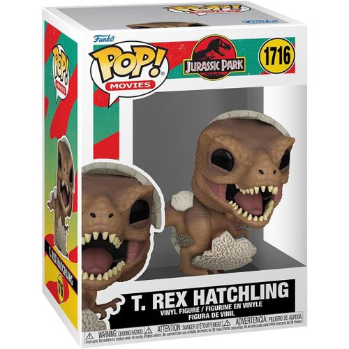 Jurassic Park Hatchling - Figurine Pop! Tyrannosaurus Rex 9 Cm