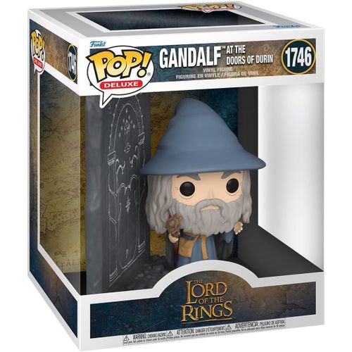 Figurine Funko Pop - Le Seigneur Des Anneaux N°1746 - Gandalf Avec Les Portes De Durin (83784)