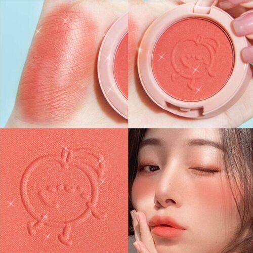 Palette De Fard À Joues 6 Couleurs, Poudre Rouge Rouge, Durable, Naturel, Cosmétique Pour Le Visage, Outil De Maquillage