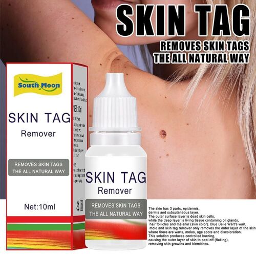 Dissolvant De Verrues Liquide, Nettoyage Rapide, Élimination Des Verrues Génit, Grains De Beauté, Papilloms, Étiquettes De Peau, Plâtre, Liquide, Santé De La Peau