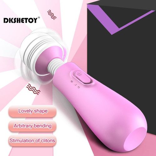 Bâton De Massage Vibrant Pour Femmes, Outil De Stimulation Du Clitoris, Masturbateur, Jouets Sexy, Tête Flexible