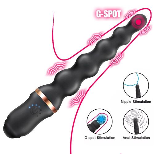 Vibromasseur Anal En Silicone Pour Femmes Adultes, Jouet Pour Adultes Gay, Stimulation Du Point G, Plug Anal, Masseur De Prostate À 7 Vitesses
