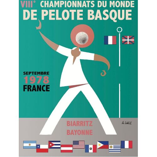 Affiche Pelote Basque 1978