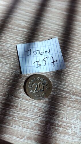 Jeton 20 Centimes À Consommer En L Etat Sur Les Photos