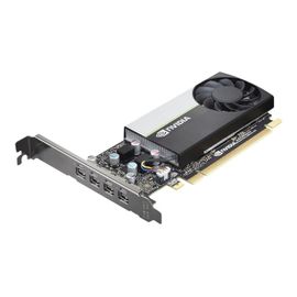 NVIDIA T1000 - Carte graphique - T1000 - 4 Go GDDR6 - PCIe 3.0 x16 - 4 x Mini DisplayPort - pour ThinkCentre M75t Gen 2; ThinkStation P348; P350; P358; P520; P620