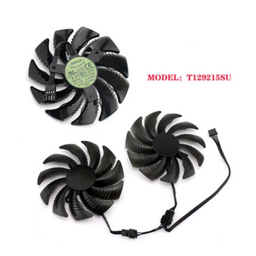 Ventilateur de carte graphique de remplacement T129215SU pour Gigabyte GTX 1060 1070