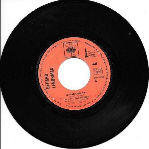 Gérard Lenorman : Le Magicien / Après Tant De Souvenirs [Vinyle 45 Tours 7"] 1973