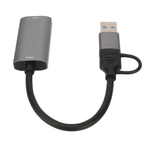 Carte De Capture Vidéo 4k Hd Interface Multimédia Femelle Vers Usb Type C Adaptateur De Capture Vidéo Pour Ps5 Pour Caméscope Xbox Dvd