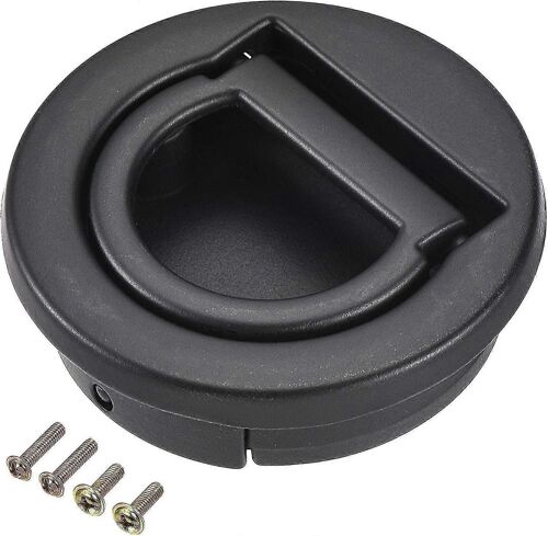 Poignée de l'anneau de traction affleurant 40.5x11mm, tiroir avion Porte Pull, Black-yky