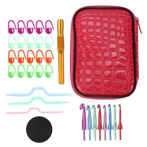 Crochets Alliage D'aluminium Pull Aiguille Amovible Remplaçable Outils De Tissage Pour Les Amateurs D'artisanat