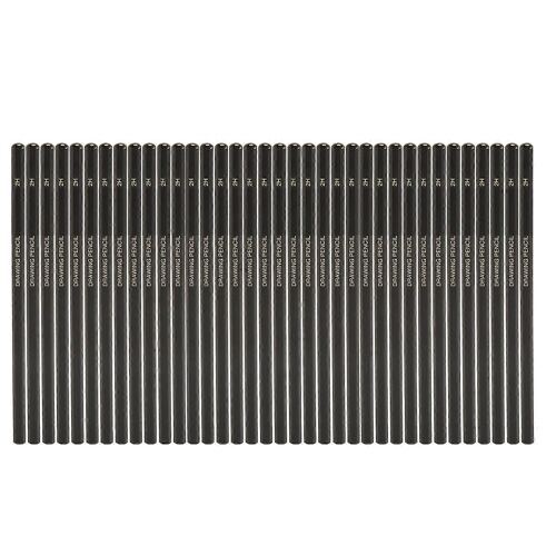 Crayons Graphite Esquisse Crayon Ensemble Dessin Crayons D'ombrage Pour Débutants Amateur Peintre Professionnel 2h 36pcs