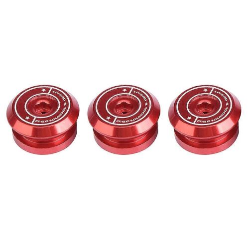 3 Pcs Moto Filtre À Air Boulon Couvercle Décoratif Pour Yamaha Xmax300 2017-2018 (Rouge)