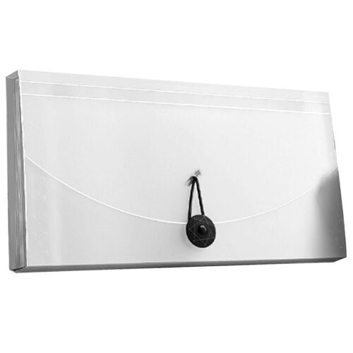 Dossier De Dossier Extensible 13 Poches Dossier De Fichiers De Documents Imperméables Professionnels Pour Les Reçus De Facture De Tva Transparent