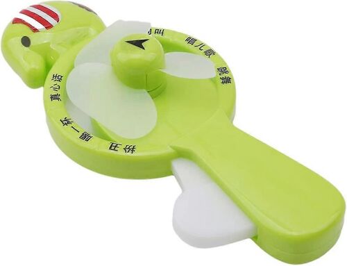 Mignon éléphant Enfants Mini Handheld Fan Manuel Portable Ventilateur de refroidissement Homeschool Voyage Vert créatif et utile Élégant et populaire
