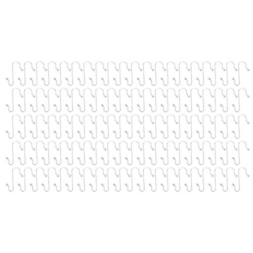Accrocher avec Facilité: 100pcs en Acier Inoxydable S Crochets - Multifonction pour les Décorations de Noël
