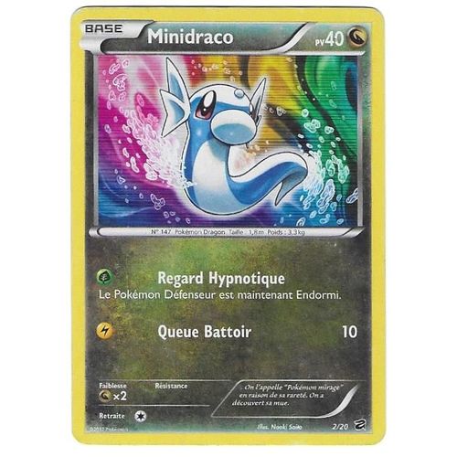 Minidraco 2/20 - Coffre Des Dragons - Carte Holo Pokémon Française