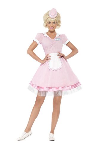 Déguisement Serveuse Rose Années 50 Femme - 76370 - Large - Port 0¿