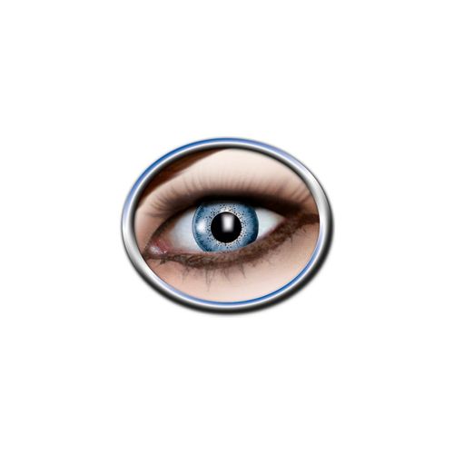 Lentilles Naturelles Bleues Et Noires One Tone 12 Mois Zoelibat - Bleu / Noir