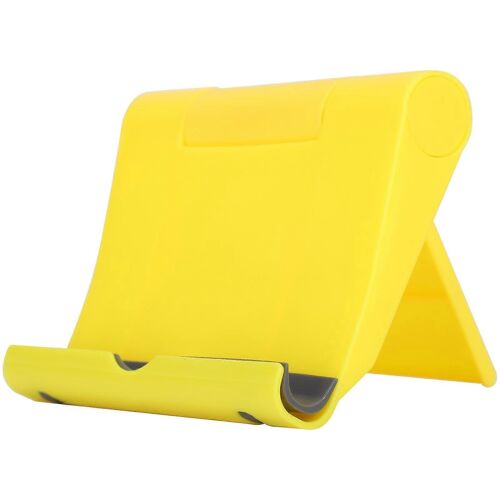 Support de téléphone portable Jaune Tablette universelle Multifonctionnel Rotatif Pliable