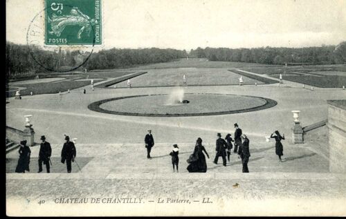 Carte Postale De Chantilly (Oise) Le Château : Le Parterre (Réf.40)